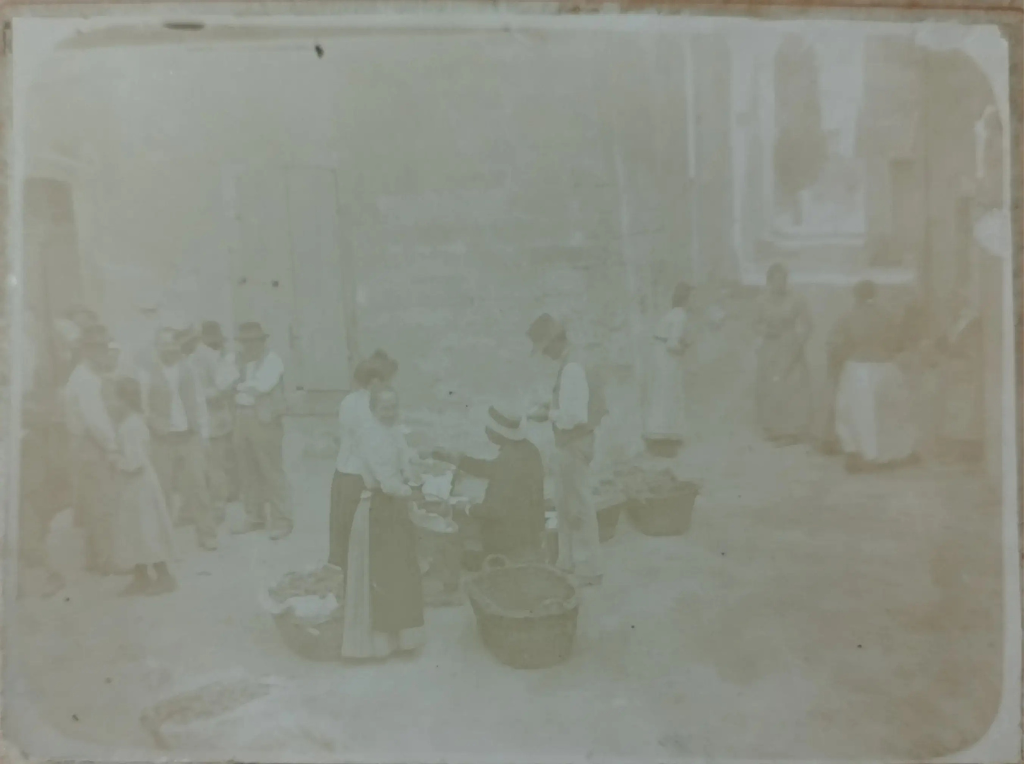 Paysage d'Estézargues restauré et colorisé