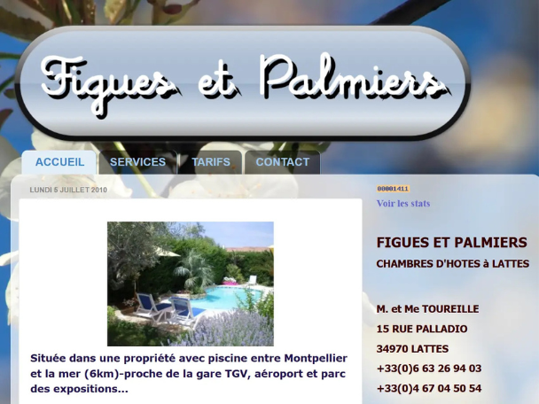 Blog Figues et Palmiers, design responsive