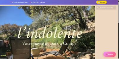 Développement du blog culturel L'Indolente